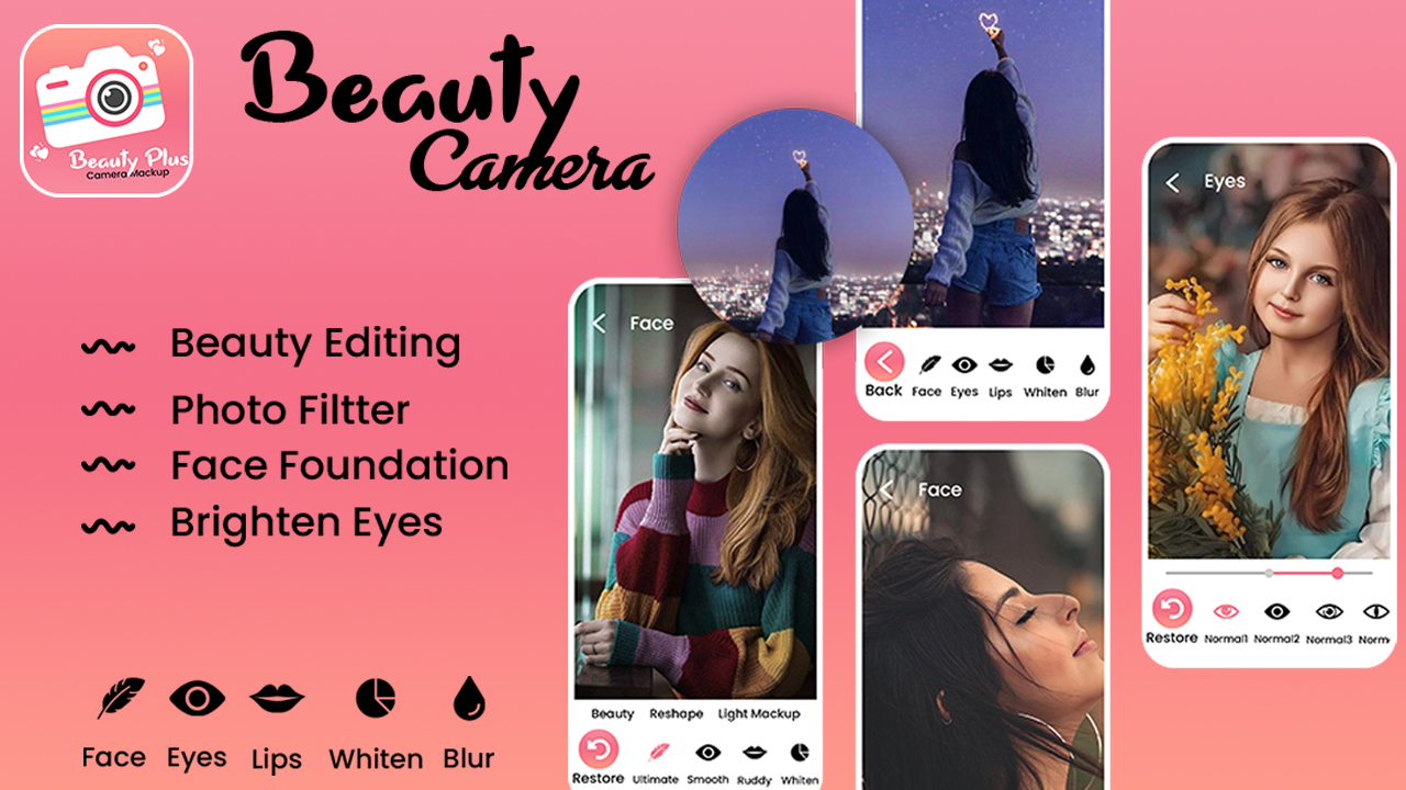 Sweet Beauty Camera Makeup Photo Editor Selfie Camera AI Photo